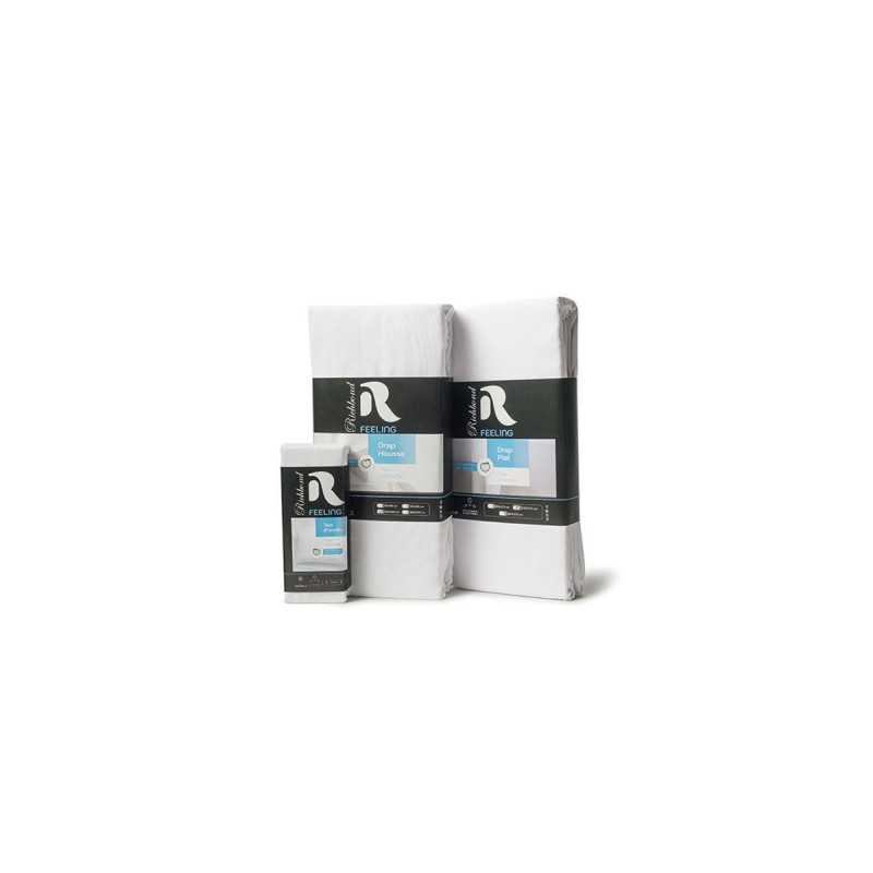 WHITE COTTONELLE PILLOWCASE