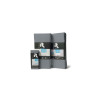 TAIE D'OREILLER COTONELLE GRIS CLAIR
