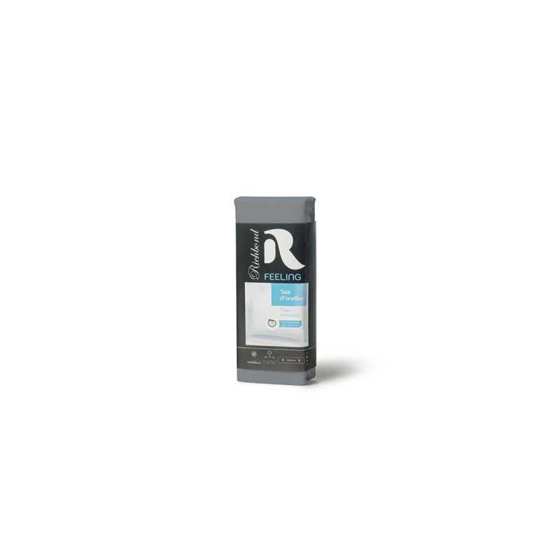 TAIE D'OREILLER COTONELLE GRIS CLAIR