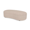 POUF HARICOT NACRE ROSE