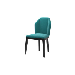 CHAISE JULIA VELOURS BLEU...